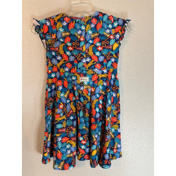 PICCALILLY SKATER DRESS - TROPIC SIZE 7-8 YEARS - Picture 2 of 4
